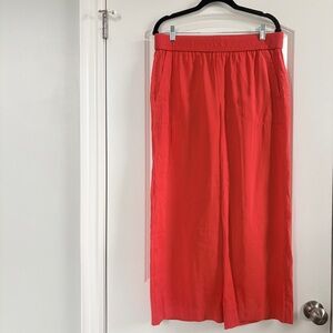 CAbi 💫 EUC Spring 2024, Campground Crop, Easy Fit Wide Leg Pant, Size M, #6609